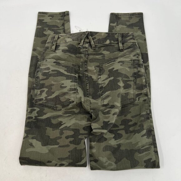 Good American Green Camouflage Skinny Jeans | Size 2, NWT - Picture 6 of 8